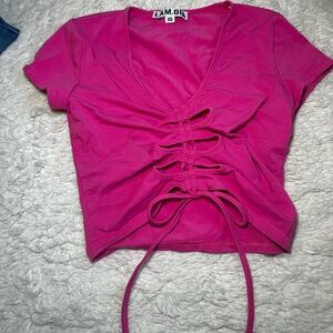 I AM GIA Minka cut out top; size XS; NWOT